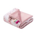Kocyk niemowlęcy 55x75cm - Little Fairy i Smokey Pink Soft Velvet - opinie