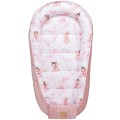 Kokon XXL 65 x 120 cm - Little Fairy i Smokey Pink Soft Velvet - opinie