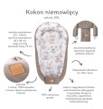 Muślinowy Kokon XXL 65 x 120 cm - Simply Nature i Latte Velvet - opinie