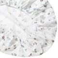 Bawełniane prześcieradło z gumką do łóżeczka 120x60cm - Simply Nature - opinie