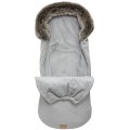 Zimowy śpiworek dziecięcy do wózka, gondoli i sanek - LIGHT GREY WINTER  - opinie