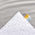 Kocyk niemowlęcy 55x75cm - Twinkle Stars  i szary Velvet   - opinie
