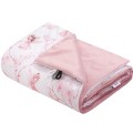 (Outlet) Kocyk przedszkolaka 100x140cm - Little Fairy i Smokey Pink Soft Velvet  - opinie