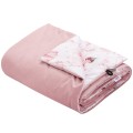 (Outlet) Kocyk przedszkolaka 100x140cm - Little Fairy i Smokey Pink Soft Velvet  - opinie