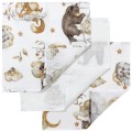 Pieluszki muślinowe 30x30 cm 3pak - Sweet Teddy - opinie