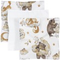Pieluszki muślinowe 30x30 cm 3pak - Sweet Teddy - opinie