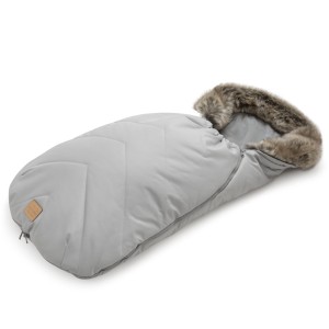 (Outlet) Zimowy śpiworek dziecięcy do wózka, gondoli i sanek - LIGHT GREY WINTER  