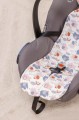 Wkładka antypotowa do fotelika 0-13 kg i 9-18kg - Pink Elephants - opinie