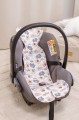 Wkładka antypotowa do fotelika 0-13 kg i 9-18kg - Pink Elephants - opinie