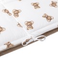 Ochraniacz do łóżeczka XXL - Mr. Teddy i Caramel Velvet - opinie