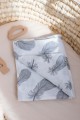 Pieluszka muślinowa, otulacz - Grey Feathers - opinie