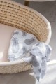 Pieluszka muślinowa, otulacz - Grey Feathers - opinie