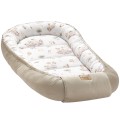 Kokon XXL 65 x 120 cm - Swan Family i Cappuccino Soft Velvet - opinie