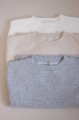 JUKKI  Prążkowana bluza oversize - Ecru - opinie