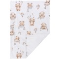 Podkład wodoodporny / pieluszka flanelowa z ceratką 75 x 50 cm - Boho Bears - opinie