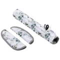 (Outlet) Dwustronna wkładka do wózka spacerowego - Eucalyptus White - opinie