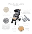 (Outlet) Dwustronna wkładka do wózka spacerowego - Eucalyptus White - opinie