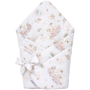 (Outlet) Rożek niemowlęcy bawełniany - Swan Family 