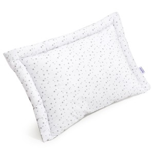 (Outlet) Pełna poduszka 40 x 60cm - Twinkle Stars i szary Velvet
