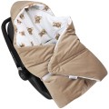 (Outlet) Kocyk do fotelika samochodowego - Mr. Teddy i Caramel Velvet   - opinie