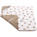 (Outlet) Kocyk do fotelika samochodowego - Mr. Teddy i Caramel Velvet   - opinie