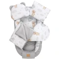 (Outlet) Zestaw 5 elementowy Comfort - Cloudy Bears i Szary Velvet  - opinie