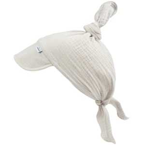 (Outlet) Muślinowa Chustka z daszkiem - Linen