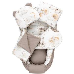 (Outlet) Zestaw 5 elementowy Comfort - Sweet Teddy (bawełniany)