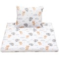 Komplet pościeli, poszewka 50 x 60 cm i poszwa 100 x 160 cm - Cloudy Bears - opinie