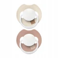LOVI Prime Glow Smoczek silikonowy dynamiczny 6-18m 2 szt. Ivory&Blush - opinie