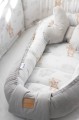 (Outlet) Kokon Comfort - Cloudy Bears i szary Velvet - opinie