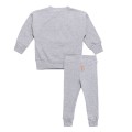 JUKKI Komplet prążkowany dziecięcy - Grey Melange - opinie