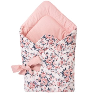 (Outlet) Rożek niemowlęcy bawełniany - Roses