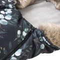 Zimowy śpiworek dziecięcy do wózka, gondoli i sanek - EUCALYPTUS BLACK WINTER  - opinie