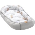 (Outlet) Kokon XXL 65 x 120 cm - Cloudy Bears i szary Velvet - opinie