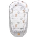 (Outlet) Kokon XXL 65 x 120 cm - Cloudy Bears i szary Velvet - opinie