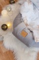 (Outlet) Kokon XXL 65 x 120 cm - Cloudy Bears i szary Velvet - opinie