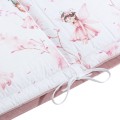(Outlet) Ochraniacz do łóżeczka - Little Fairy i Smokey Pink Soft Velvet - opinie