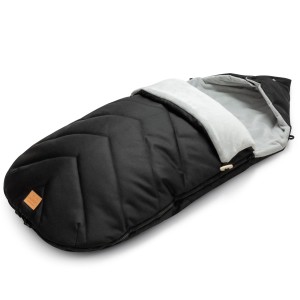 (Outlet) Zimowy śpiworek dziecięcy XL –  do wózka, gondoli i sanek - BLACK WINTER