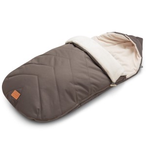 (Outlet) Zimowy śpiworek dziecięcy XL –  do wózka, gondoli i sanek - MOCHA WINTER