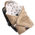 (Outlet) Muślinowy Kocyk do fotelika samochodowego - Baby Bear i Toffee Soft Velvet - opinie