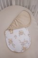 (Outlet) Materac do kokonu XXL - Boho Bears i Cappuccino Soft Velvet - opinie