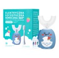 SIMED Szczoteczka Soniczna 360 dla dzieci – 360 U-shape 2w1 – Niebieska - opinie