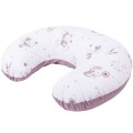 Poduszka rogal + zdejmowana poszewka - Lovely Mouse i Wrzosowy Soft Velvet - opinie