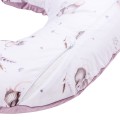 Poduszka rogal + zdejmowana poszewka - Lovely Mouse i Wrzosowy Soft Velvet - opinie