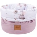 Pojemnik / koszyk na akcesoria dla niemowlaka - Lovely Mouse i Wrzosowy Soft Velvet - opinie