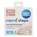 Canpol babies Antykolkowy smoczek dwustrefowy Natural Shape 3m+ 2szt. - opinie