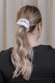 Gumka do włosów SCRUNCHIES welur biały - opinie