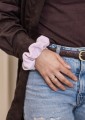 Gumka do włosów SCRUNCHIES welur jasny róż - opinie