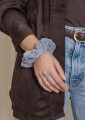 Gumka do włosów SCRUNCHIES welur ciemnoszary - opinie